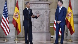 Obama stop in Spain before returning home